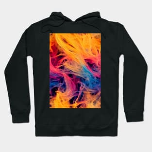 Colorful smoke abstract pattern #55 Hoodie